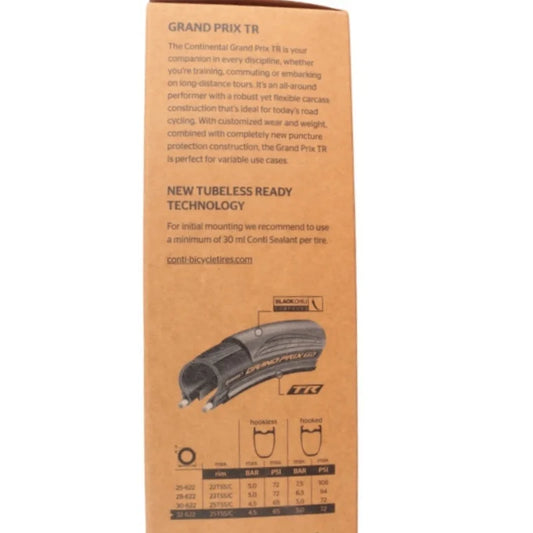 Continental Grand Prix TR Tubeless Road Bike Tire - 700x25c/28c/30c/32c