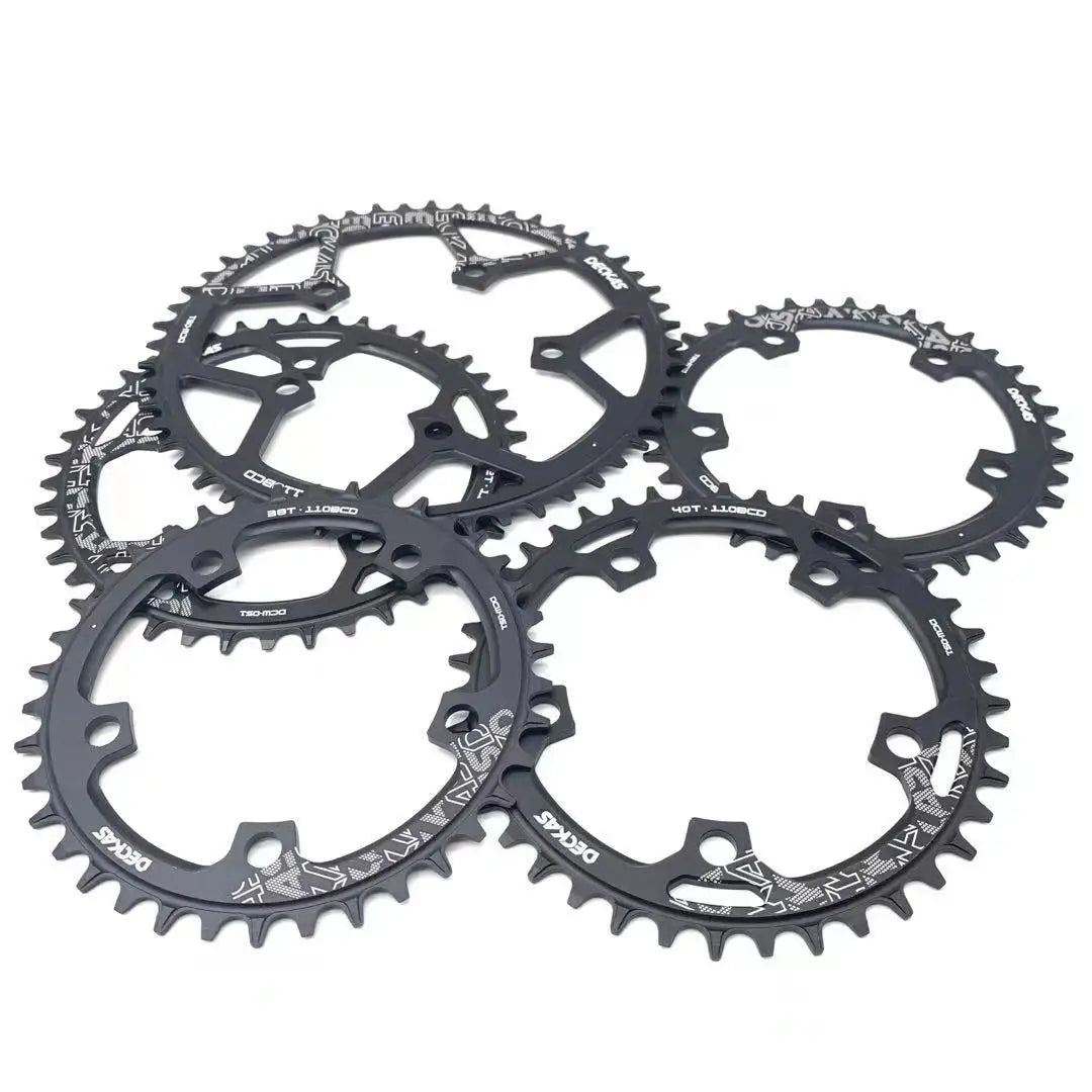Deckcas Narrow Wide Chainring 110BCD 36T-52T - Road/MTB Compatible