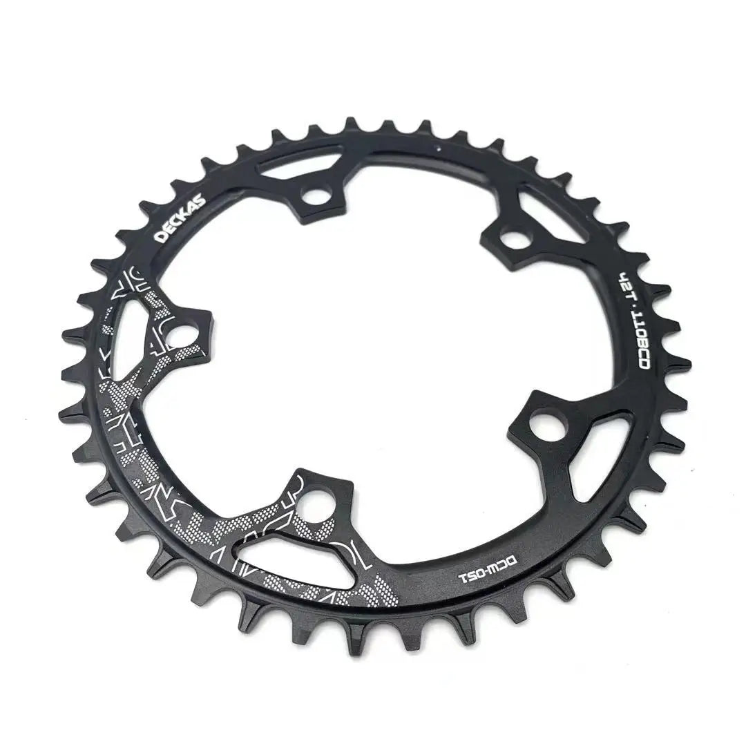 Deckcas Narrow Wide Chainring 110BCD 36T-52T - Road/MTB Compatible