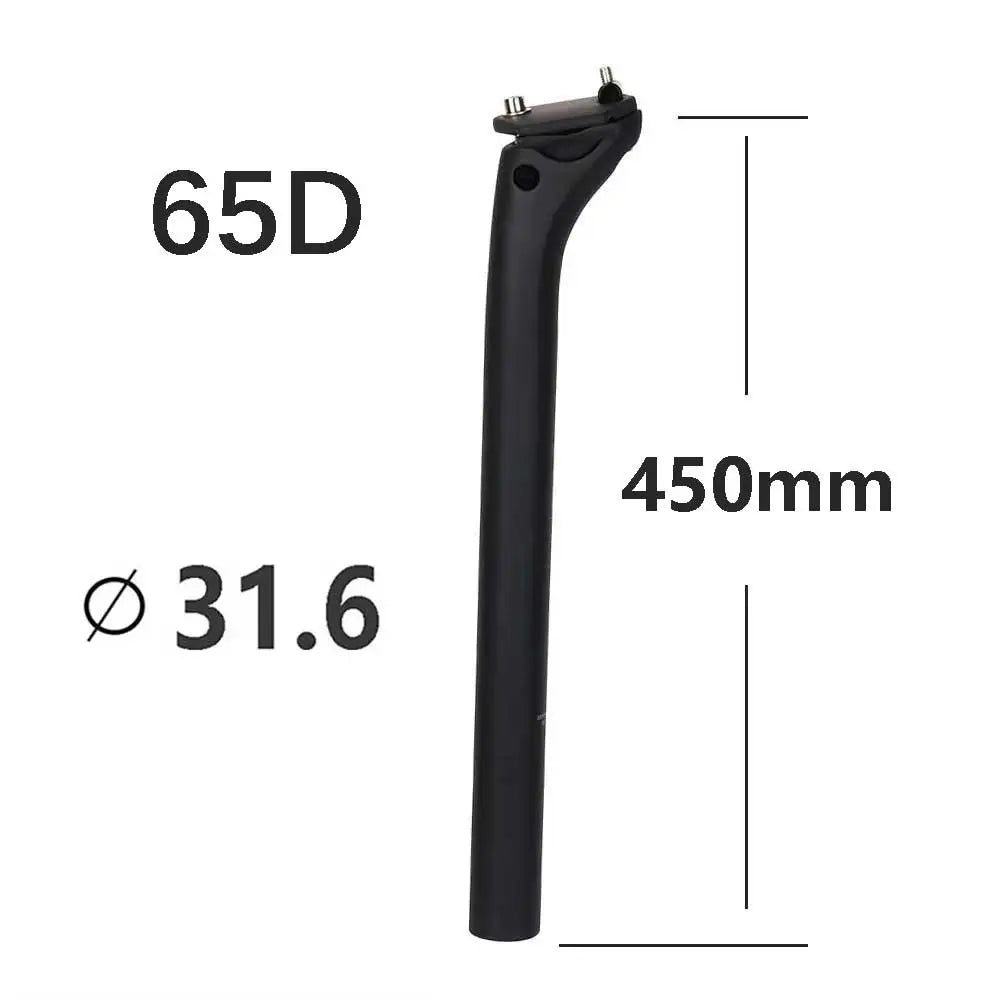 Ultralight Carbon Seatpost 20mm Setback - 150g Full Carbon Road/MTB Bike Seat Post 25.4-31.6mm