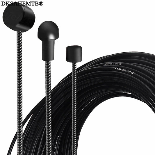 Coated Brake/Shift Inner Cable Set 2Pcs - Low Friction MTB/Road Bike Derailleur Cables 1100-2100mm