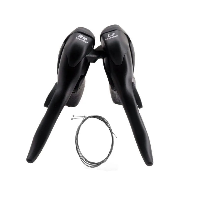 Micronew Road Bike STI Shifters 2x7-2x11 Speed - Shimano Compatible Dual Control Brake Levers