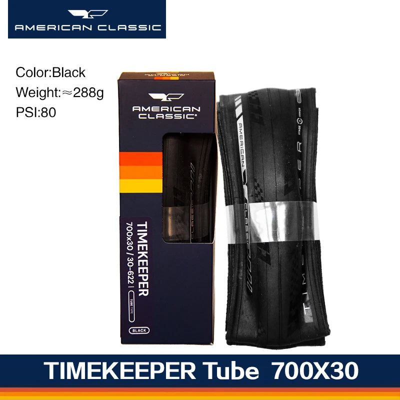American Classic Timekeeper Tubeless Road Tire - 700x25/28/30C Ultralight