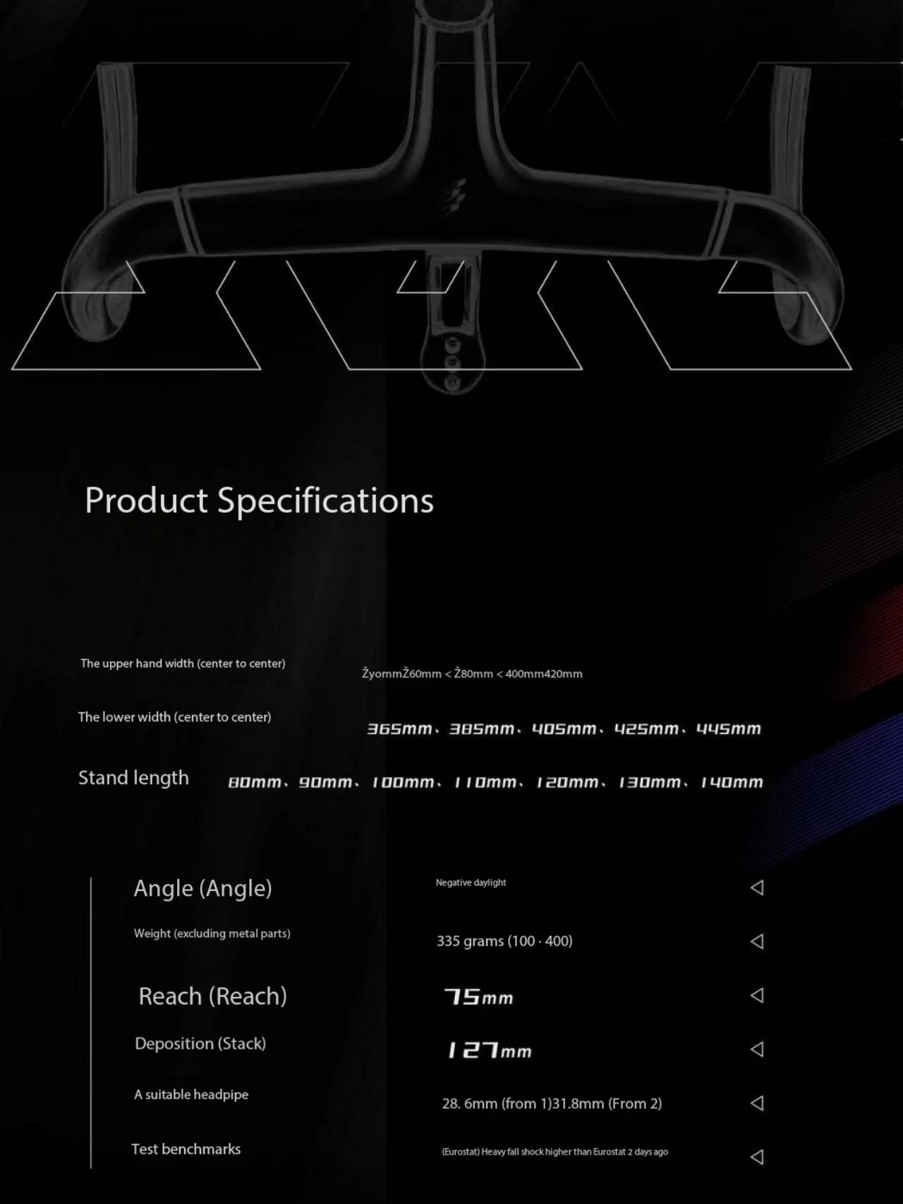 Bigrock Carbon Road/Gravel Handlebar - Full Internal Routing 340-400mm