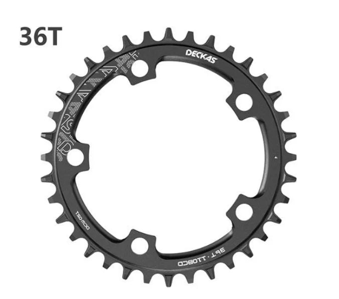 Deckcas Narrow Wide Chainring 110BCD 36T-52T - Road/MTB Compatible