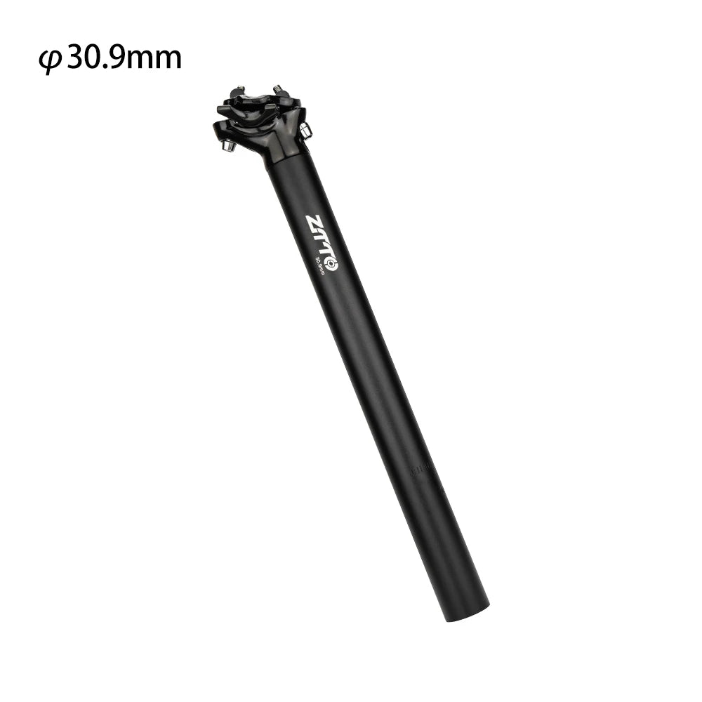 ZTTO Bicycle Seat Post Offset Head Seatpost Superlight Aluminum Alloy MTB Road Cycling Bike Saddle Tube 27.2 28.6 31.6 350mm
