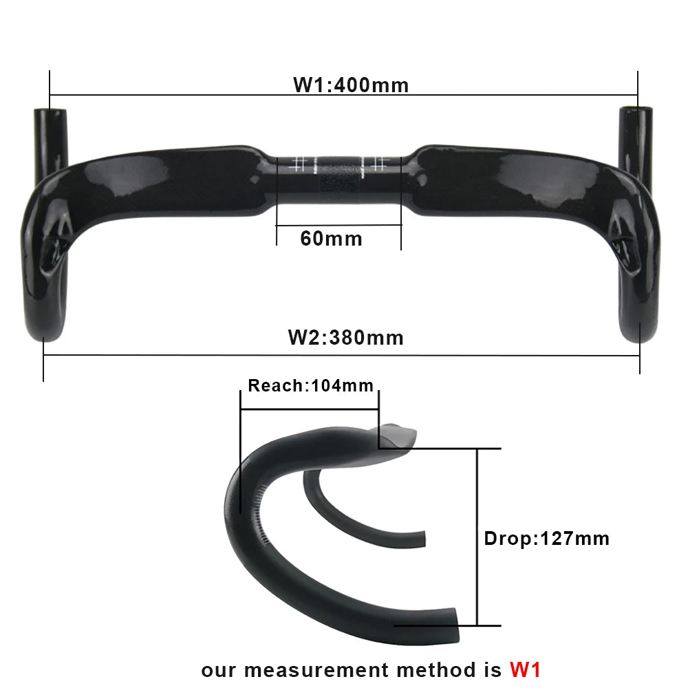 RXL SL Carbon Road Handlebar - Internal Routing 400/420/440mm