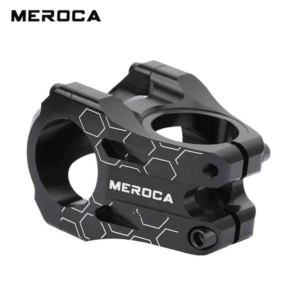 MEROCA MTB Stem 31.8x35mm - High-Strength Short Aluminum Alloy Handlebar Stem for Downhill/Road/Racing Bike