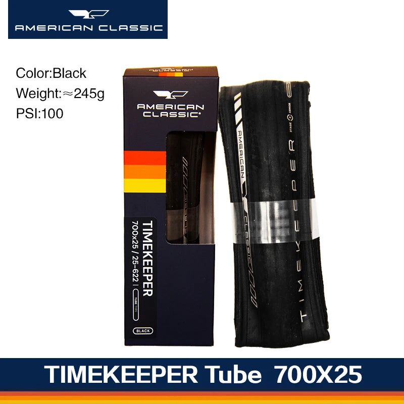 American Classic Timekeeper Tubeless Road Tire - 700x25/28/30C Ultralight