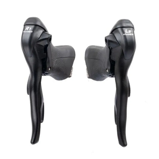 Micronew Road Bike STI Shifters 2x7-2x11 Speed - Shimano Compatible Dual Control Brake Levers