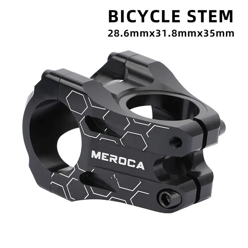 MEROCA MTB Stem 31.8x35mm - High-Strength Short Aluminum Alloy Handlebar Stem for Downhill/Road/Racing Bike