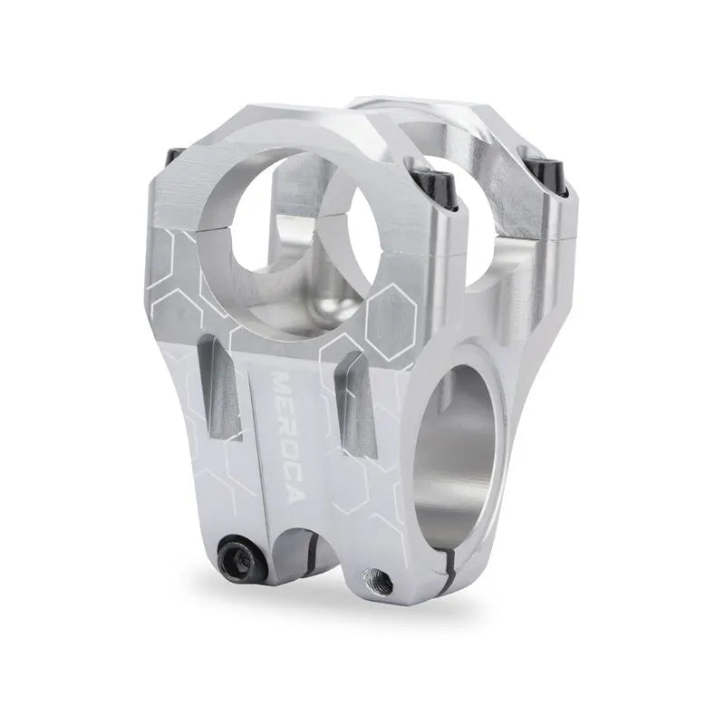 MEROCA MTB Stem 31.8x35mm - High-Strength Short Aluminum Alloy Handlebar Stem for Downhill/Road/Racing Bike