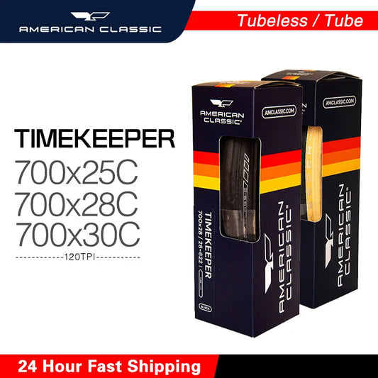 American Classic Timekeeper Tubeless Road Tire - 700x25/28/30C Ultralight