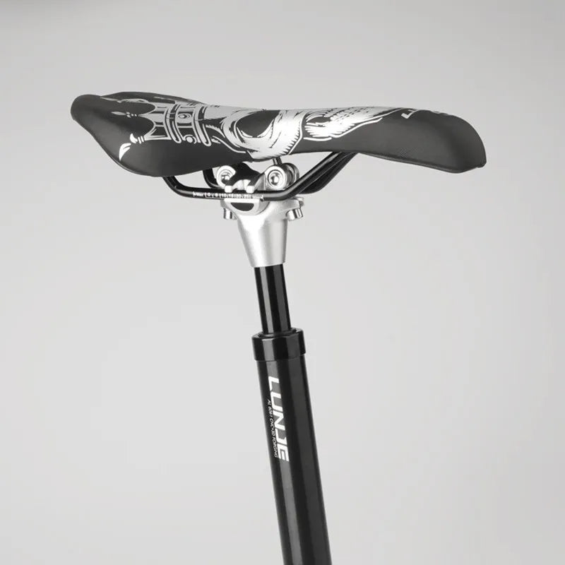 Shock Absorbing Suspension Seatpost 45mm Travel - Aluminum Alloy MTB/Road Bike Seat Tube 27.2/30.9/31.6mm 350mm