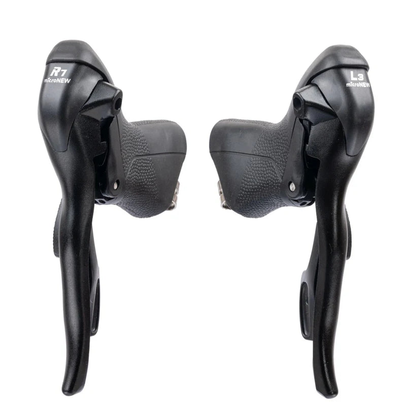 Micronew Road Bike STI Shifters 2x7-2x11 Speed - Shimano Compatible Dual Control Brake Levers