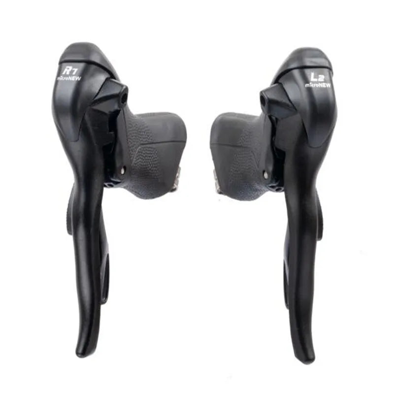 Micronew Road Bike STI Shifters 2x7-2x11 Speed - Shimano Compatible Dual Control Brake Levers