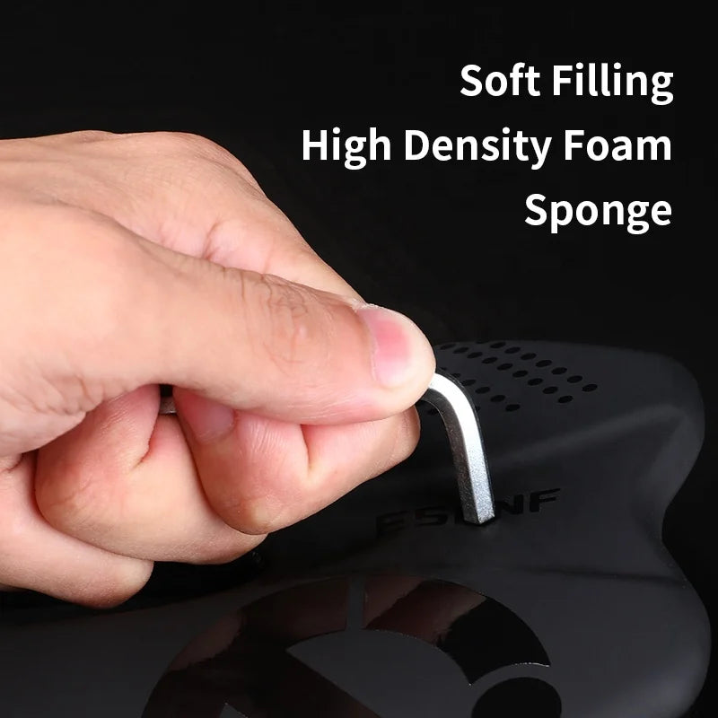 ESLNF Comfortable PU Bicycle Saddle - Non-slip Shock Absorbing Hollow Breathable MTB/Road Bike Seat