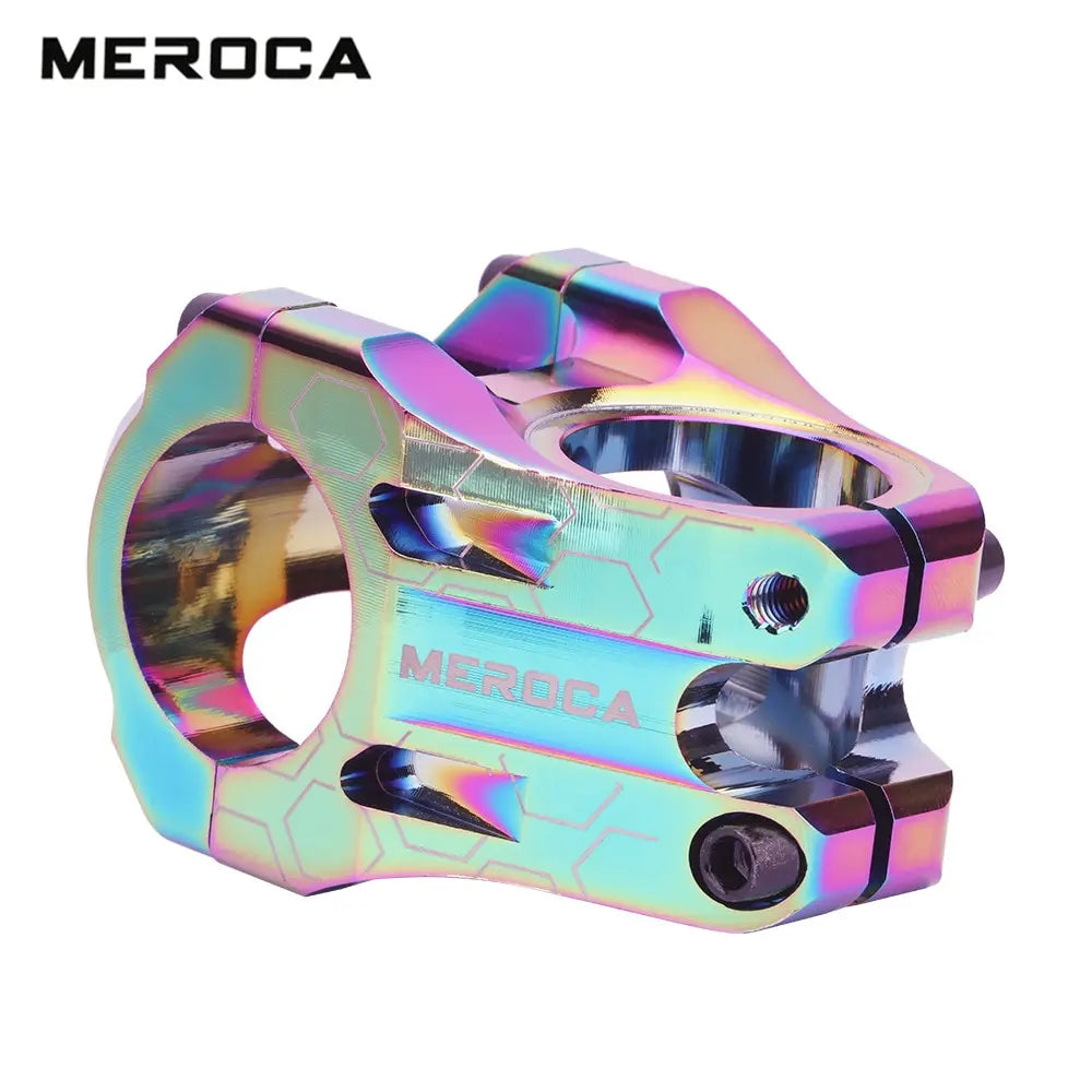 MEROCA MTB Stem 31.8x35mm - High-Strength Short Aluminum Alloy Handlebar Stem for Downhill/Road/Racing Bike