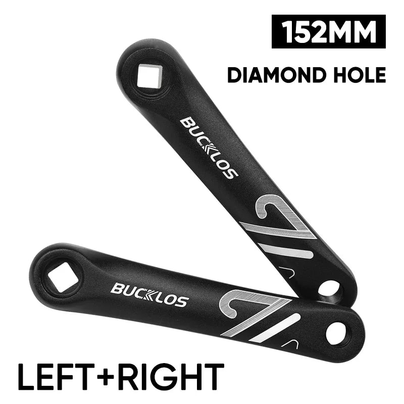 BUCKLOS Ultralight Aluminum Crank Arms 152/170/175mm - MTB/Road Bike Spinning Cranks Repair Parts