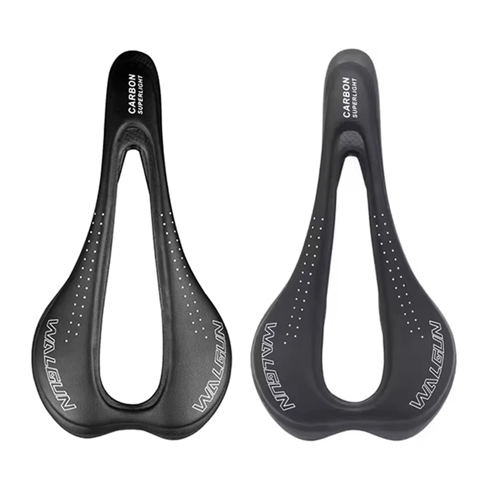 WALGUN Ultralight Carbon Saddle - Hollow Breathable High Performance MTB/Road Bike Seat for Men/Women