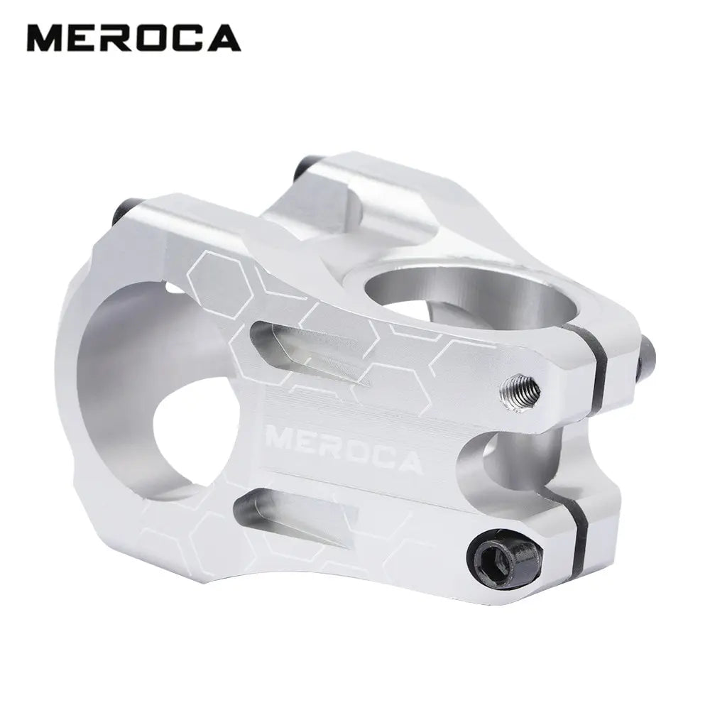 MEROCA MTB Stem 31.8x35mm - High-Strength Short Aluminum Alloy Handlebar Stem for Downhill/Road/Racing Bike