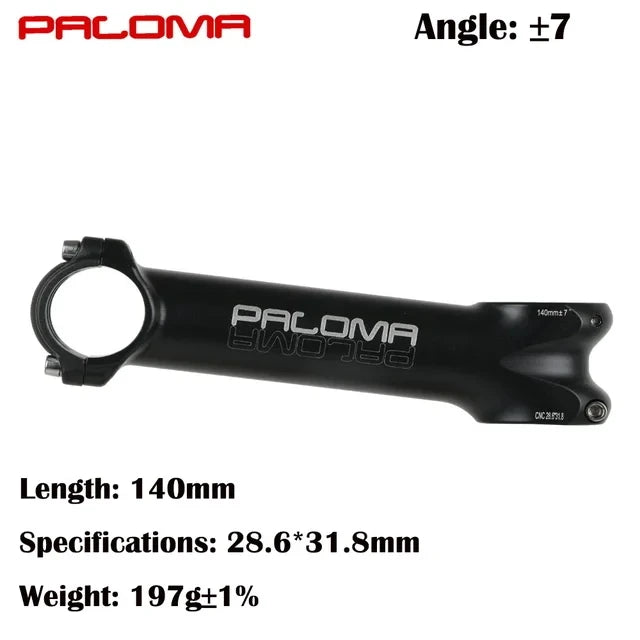 Paloma Super Long Bike Stem 150mm 12° - CNC Aluminum 31.8mm Clamp 1-1/8" Fork Road/MTB/Gravel/E-Bike