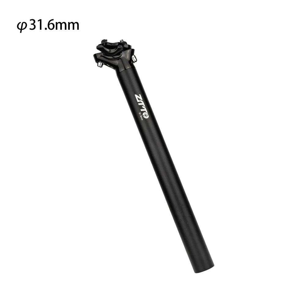 ZTTO Bicycle Seat Post Offset Head Seatpost Superlight Aluminum Alloy MTB Road Cycling Bike Saddle Tube 27.2 28.6 31.6 350mm