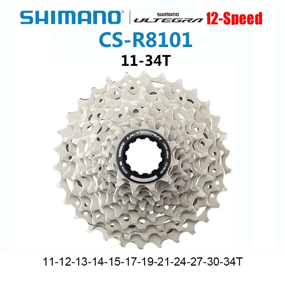 Shimano Compatible 12 Speed Road Cassette - 105/Ultegra Style 11-30T 11-34T 11-36T HG Freehub