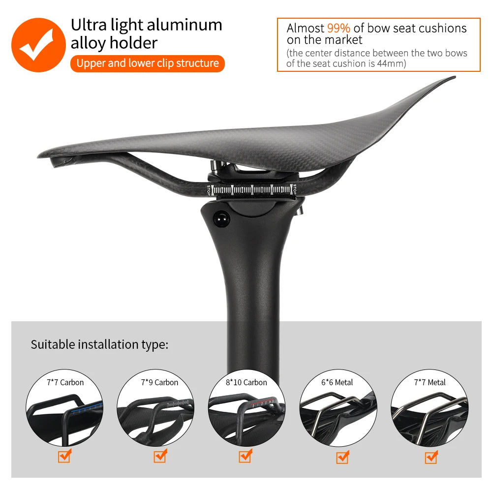 TOSEEK C70 Carbon Seatpost - Ultralight 150-173g 3K Matte Road/MTB Bike Seat Tube 27.2/31.6mm 350/400mm