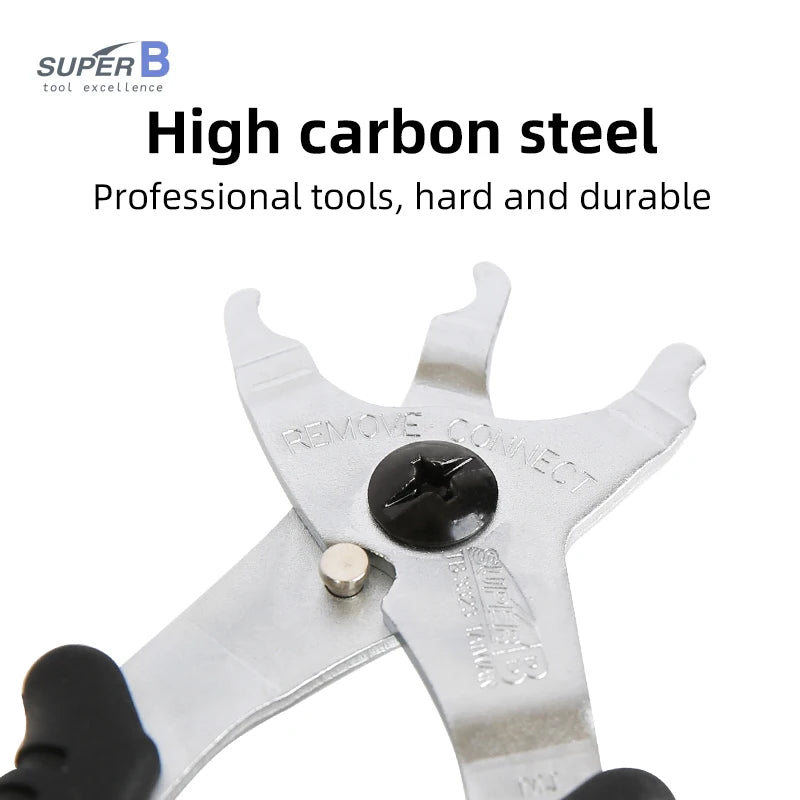 SUPER B TB-3323 Chain Link Pliers – Quick Chain Removal & Installation Tool for MTB/Road Bike