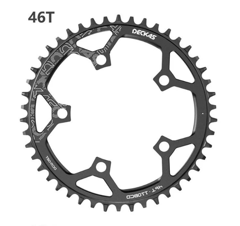 Deckcas Narrow Wide Chainring 110BCD 36T-52T - Road/MTB Compatible