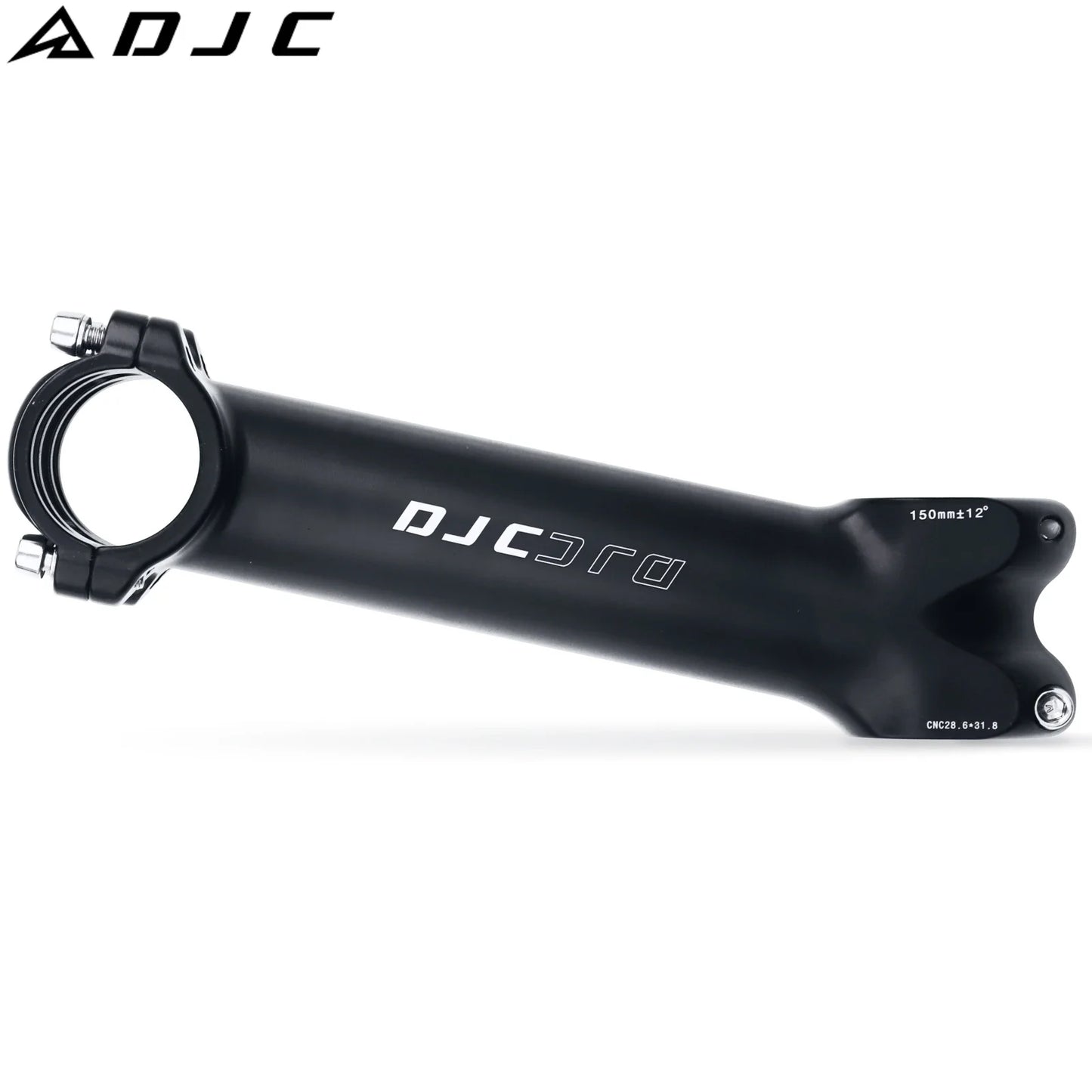 DJC Super Long Bike Stem 150mm 12 Degree - 31.8mm Clamp 1-1/8" Fork Road/MTB/Gravel/E-Bike