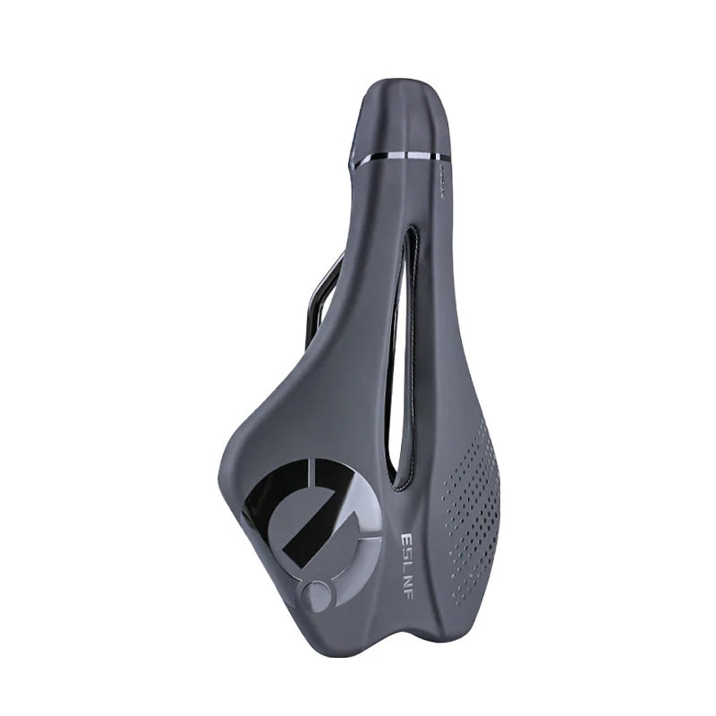 ESLNF Comfortable PU Bicycle Saddle - Non-slip Shock Absorbing Hollow Breathable MTB/Road Bike Seat
