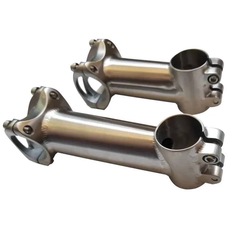Premium Titanium Alloy Bicycle Stem | 31.8mm & 25.4mm Ultralight CNC Stem for Road, MTB & Gravel | 80mm-120mm High-Strength Titanium Cockpit Upgrade