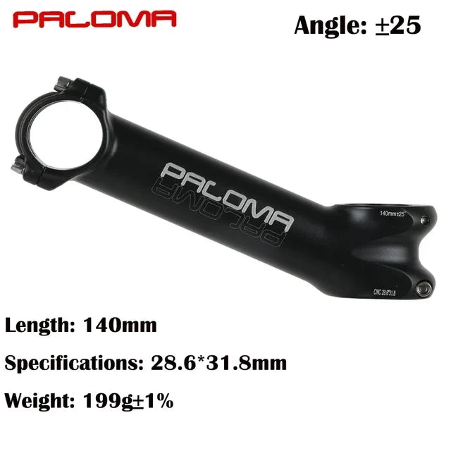 Paloma Super Long Bike Stem 150mm 12° - CNC Aluminum 31.8mm Clamp 1-1/8" Fork Road/MTB/Gravel/E-Bike