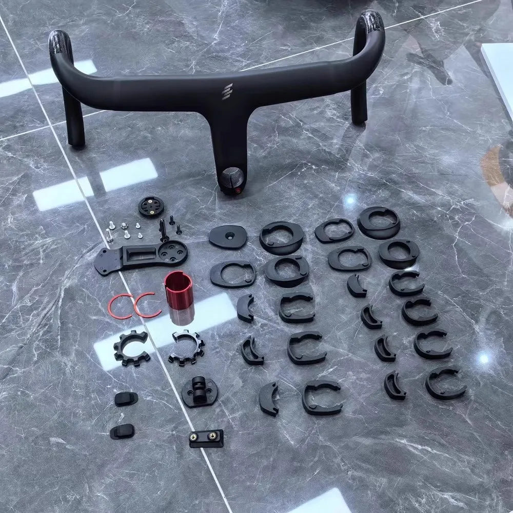 Bigrock Carbon Road/Gravel Handlebar - Full Internal Routing 340-400mm